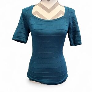 WHBM Teal Top